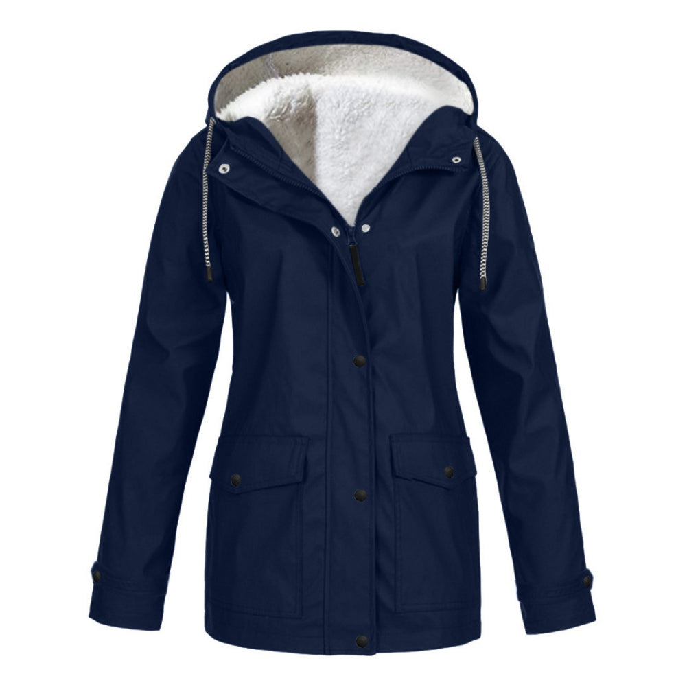 Sasha - Regenmantel mit Fleece-Futter