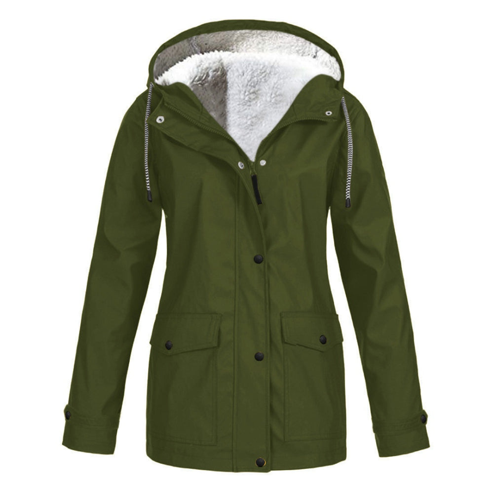 Sasha - Regenmantel mit Fleece-Futter