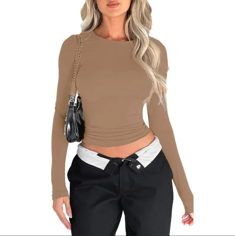 Lawanda | Langärmeliges Slim Top für Frauen