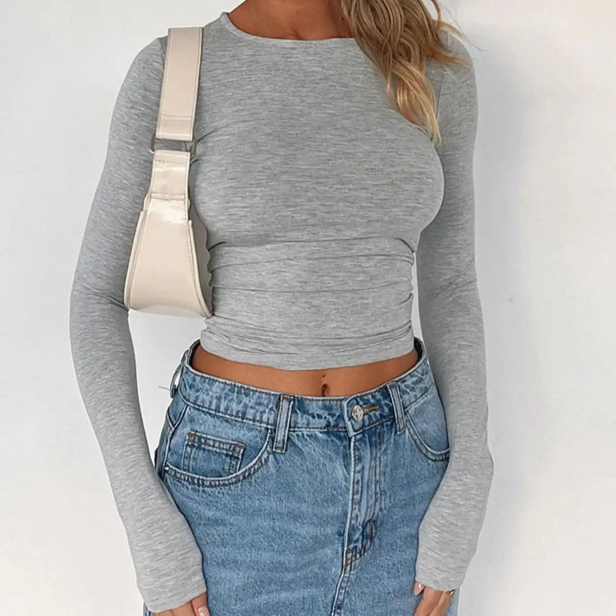 Lawanda | Langärmeliges Slim Top für Frauen