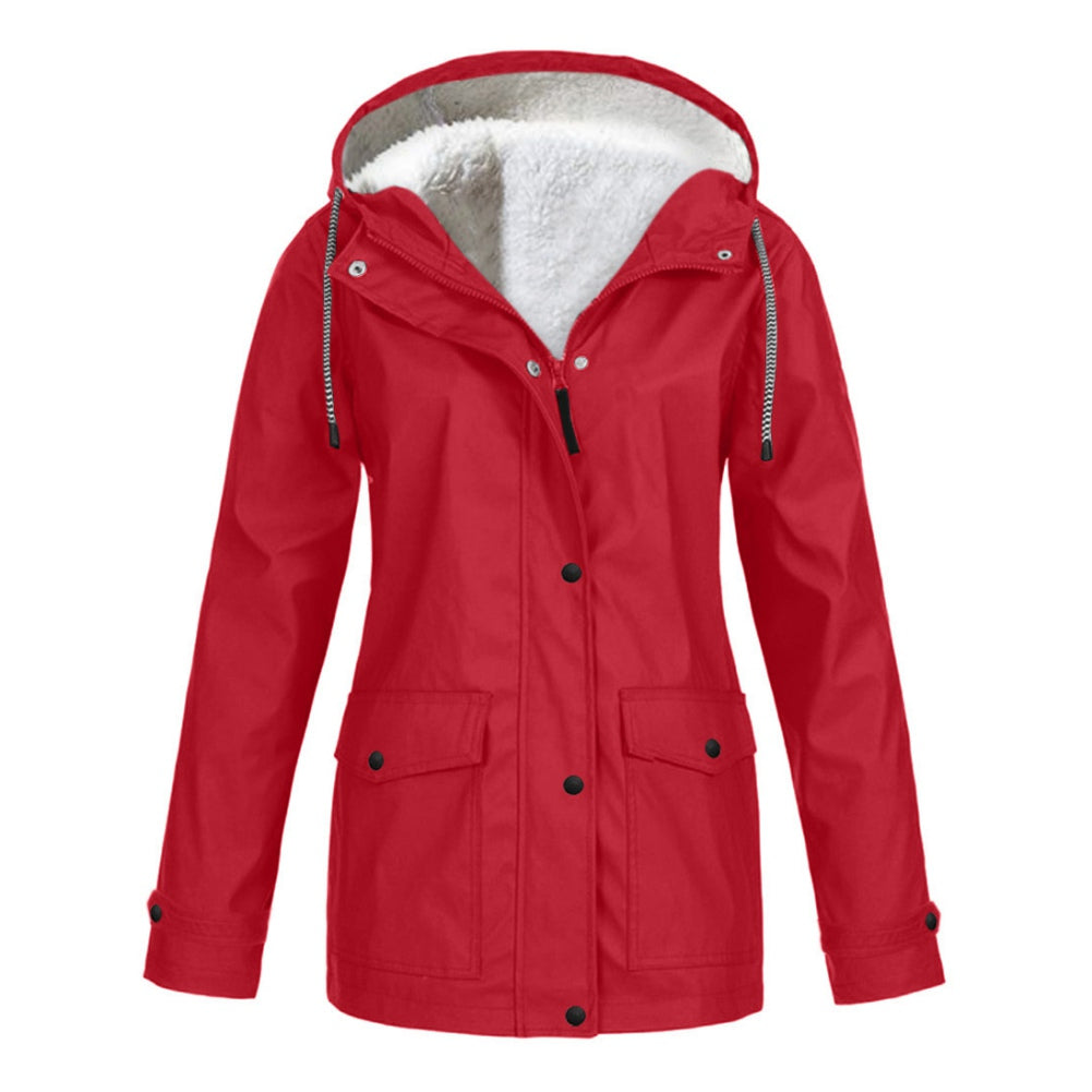 Sasha - Regenmantel mit Fleece-Futter