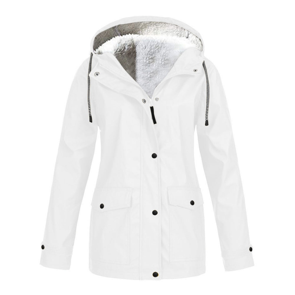 Sasha - Regenmantel mit Fleece-Futter