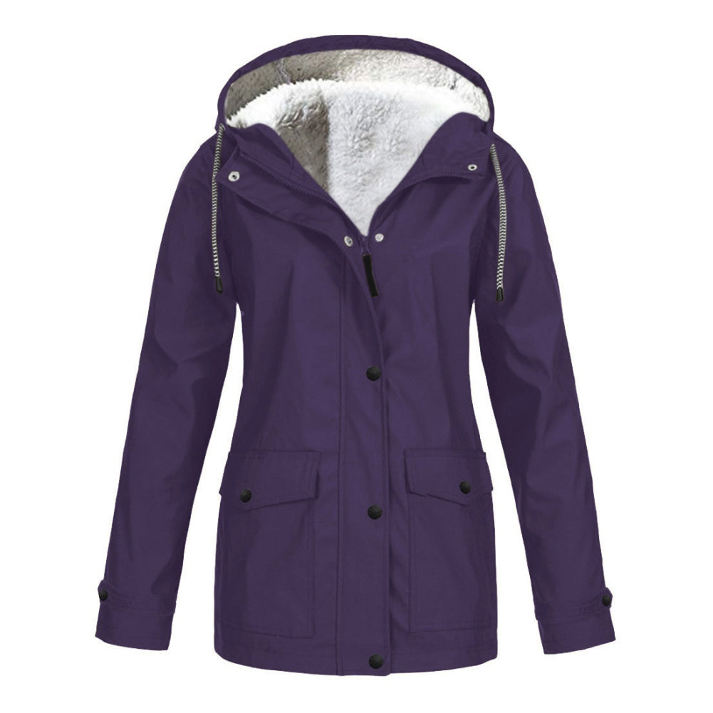 Sasha - Regenmantel mit Fleece-Futter
