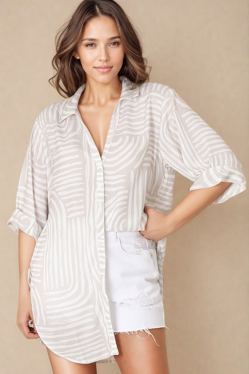 Isabetta | Oversize-Leinenhemd für Damen
