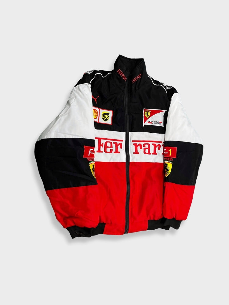 Avas | Vintage Ferrari Racer Jacke mit sportlichem Stil (Unisex)
