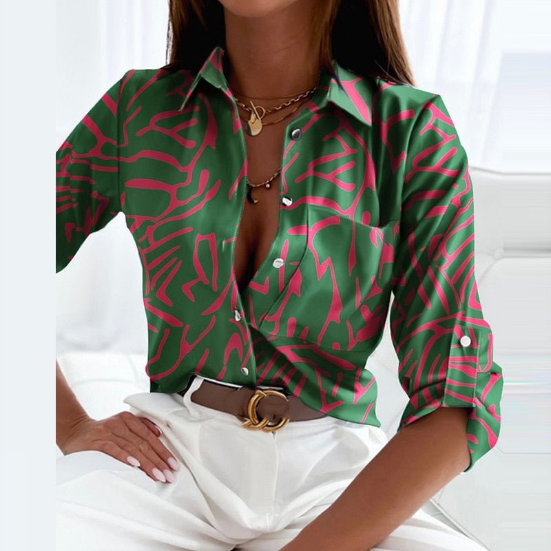 Belia | Bluse mit Umlegekragen