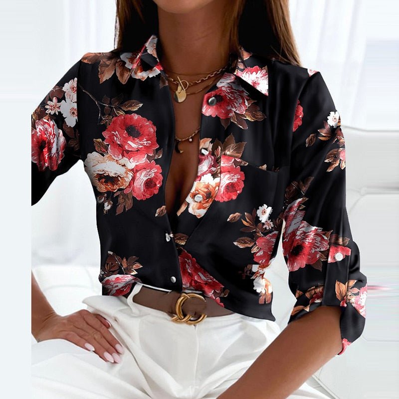 Belia | Bluse mit Umlegekragen