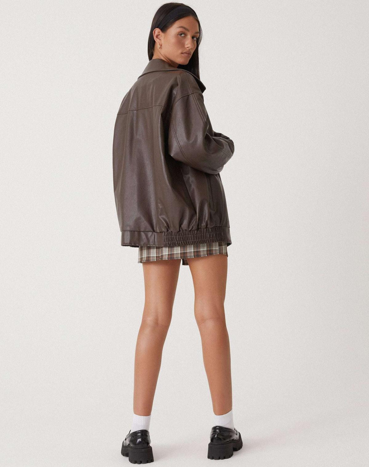 Ninon - Lockere Lederjacke
