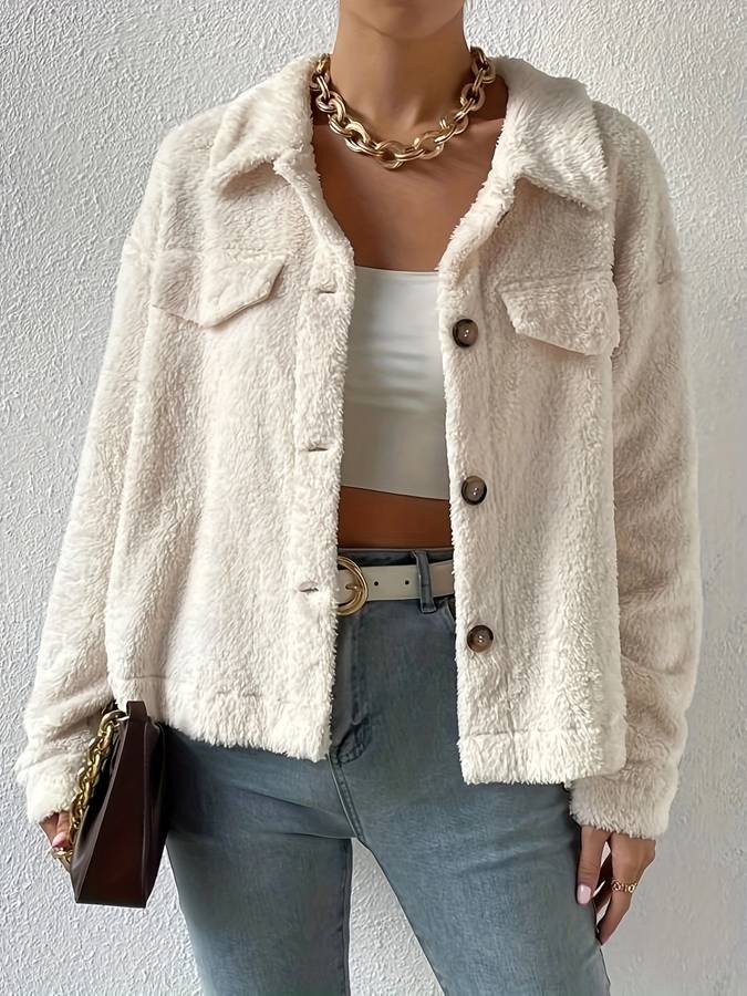Blair - Stilvolle und Bequeme Fluffy Winterjacke für Frauen