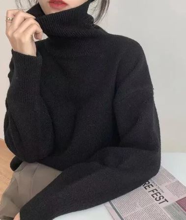 Eleganter Rollkragenpullover für Damen