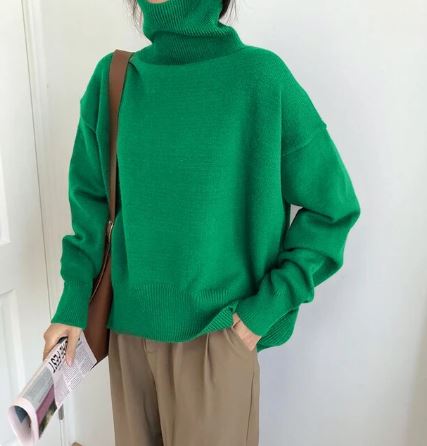 Eleganter Rollkragenpullover für Damen