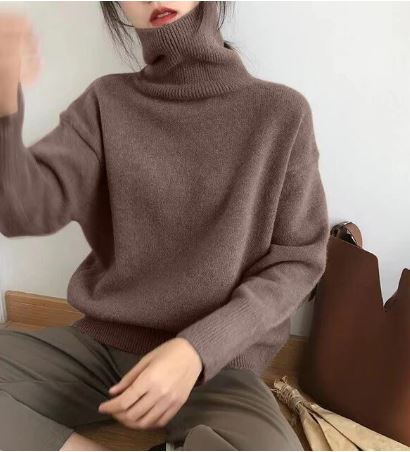 Eleganter Rollkragenpullover für Damen