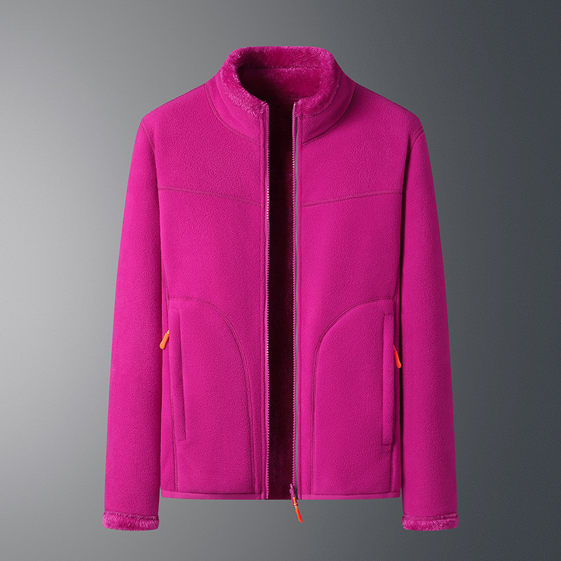 Kelsey - Kuschelige Fleece-Strickjacke mit langen Ärmeln für Herbst und Winter für Unisex
