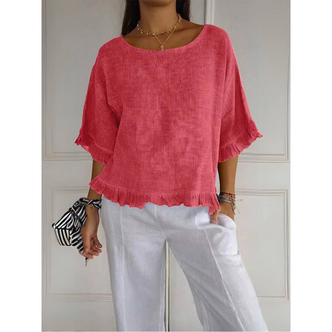 Rüschen Bluse für Damen