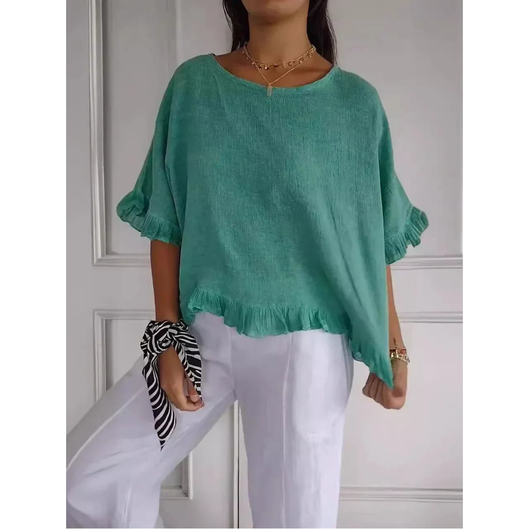 Rüschen Bluse für Damen