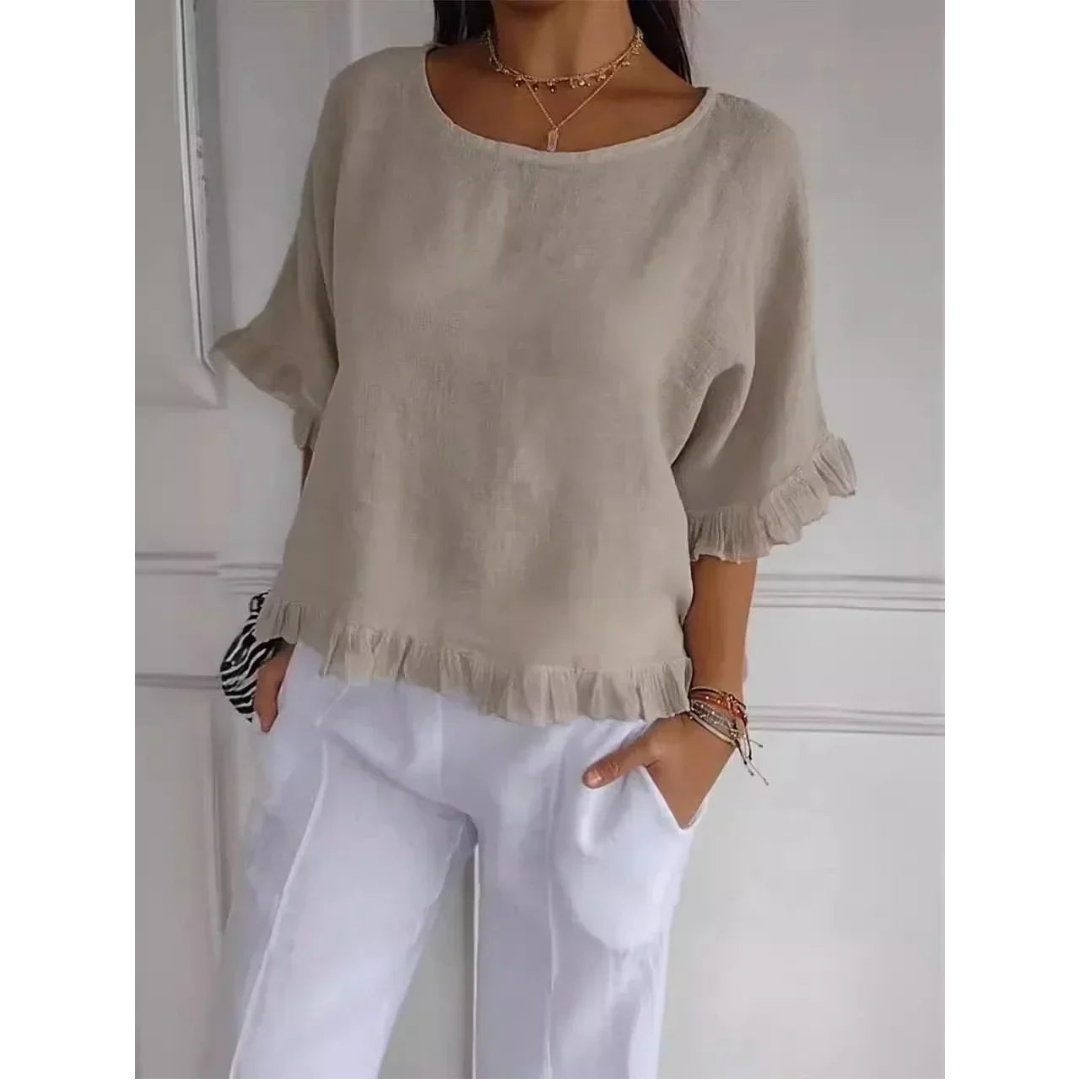 Rüschen Bluse für Damen