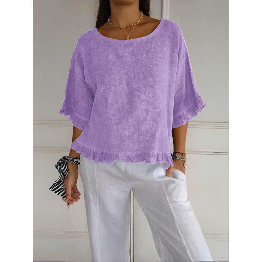 Rüschen Bluse für Damen