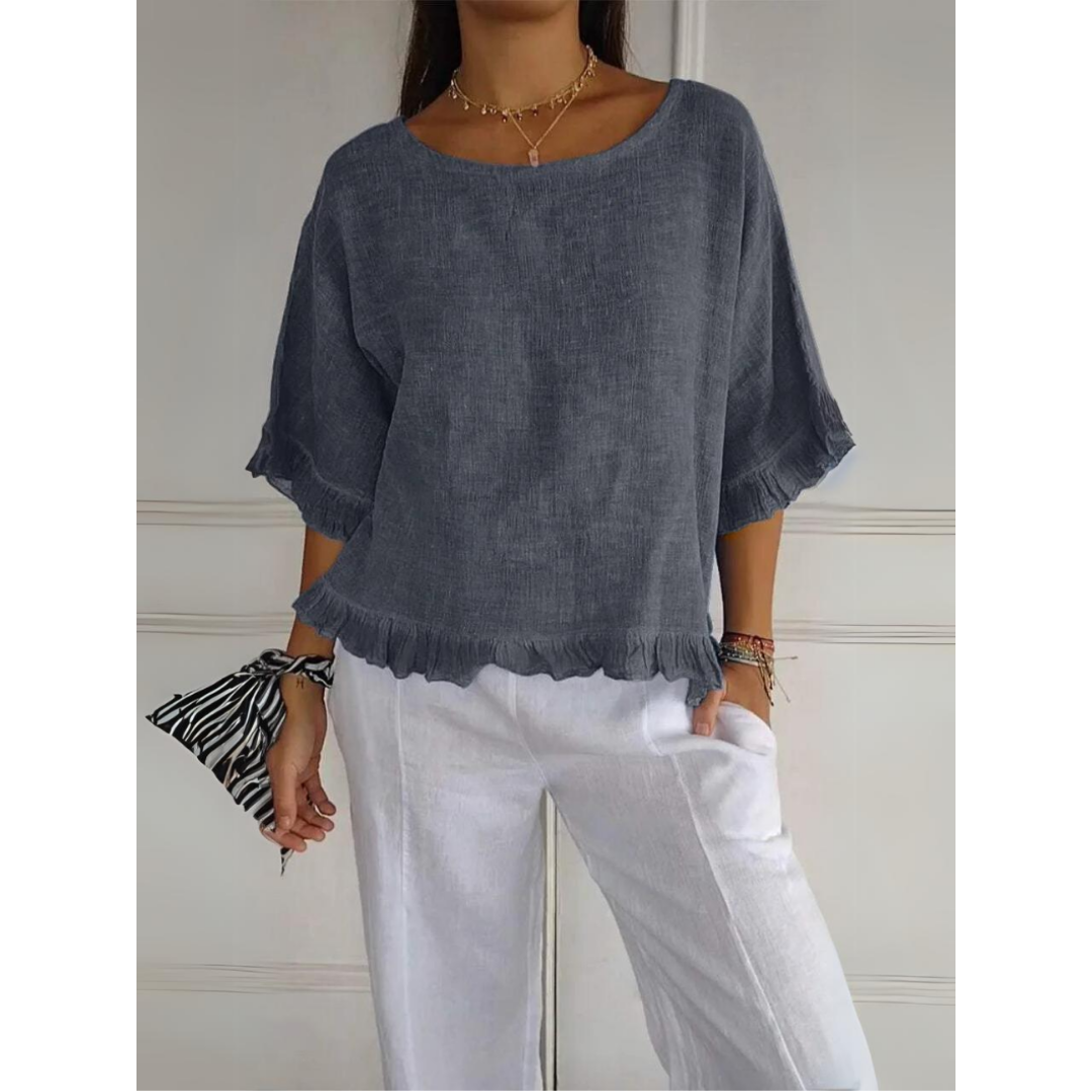 Rüschen Bluse für Damen