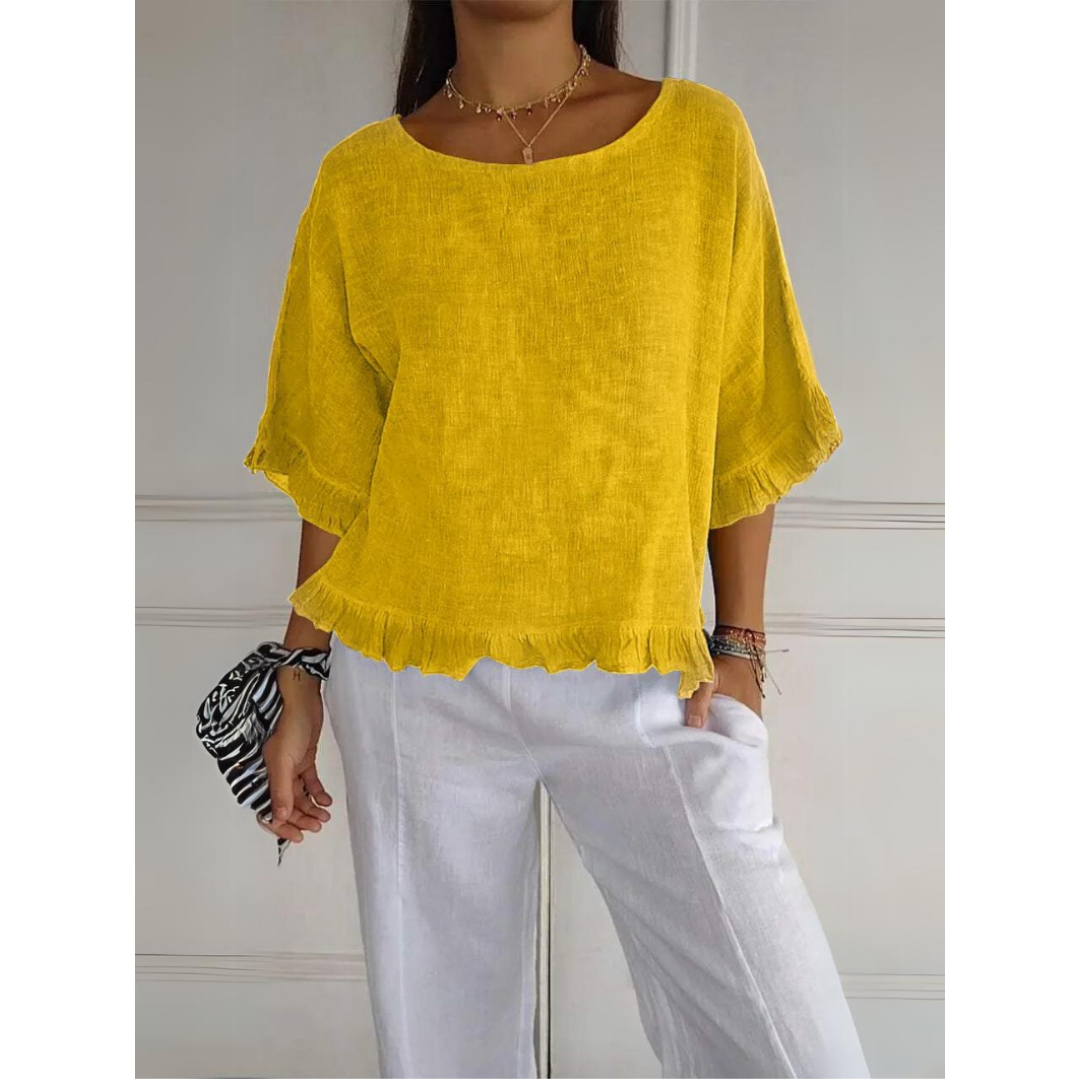 Rüschen Bluse für Damen