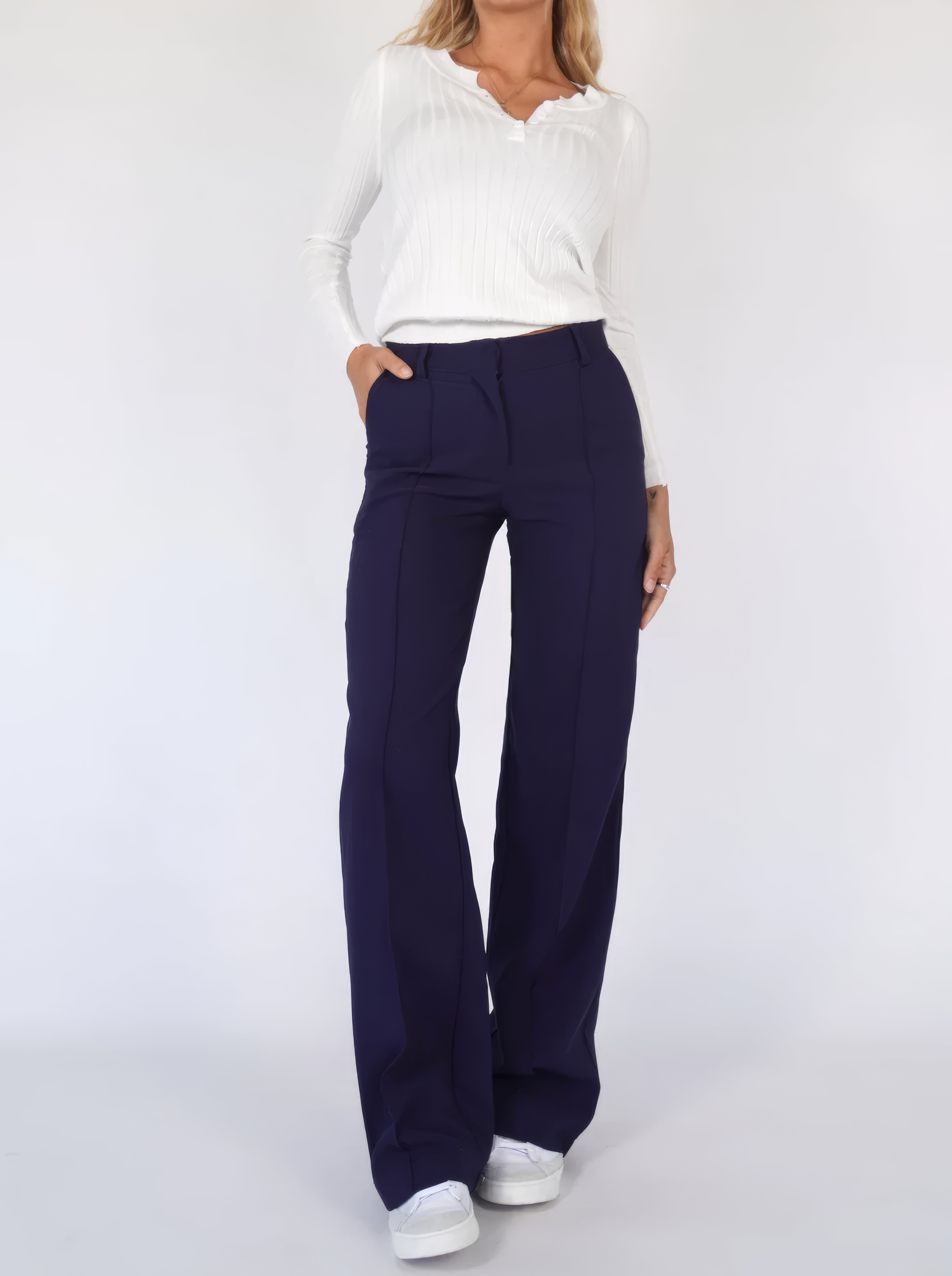 Hochtaillierte Hosen für Damen