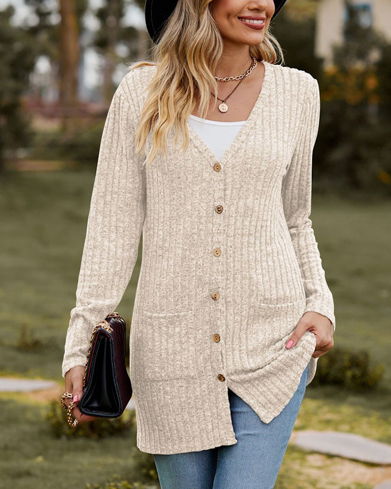 Jolene - Strickjacke mit langen Ärmeln