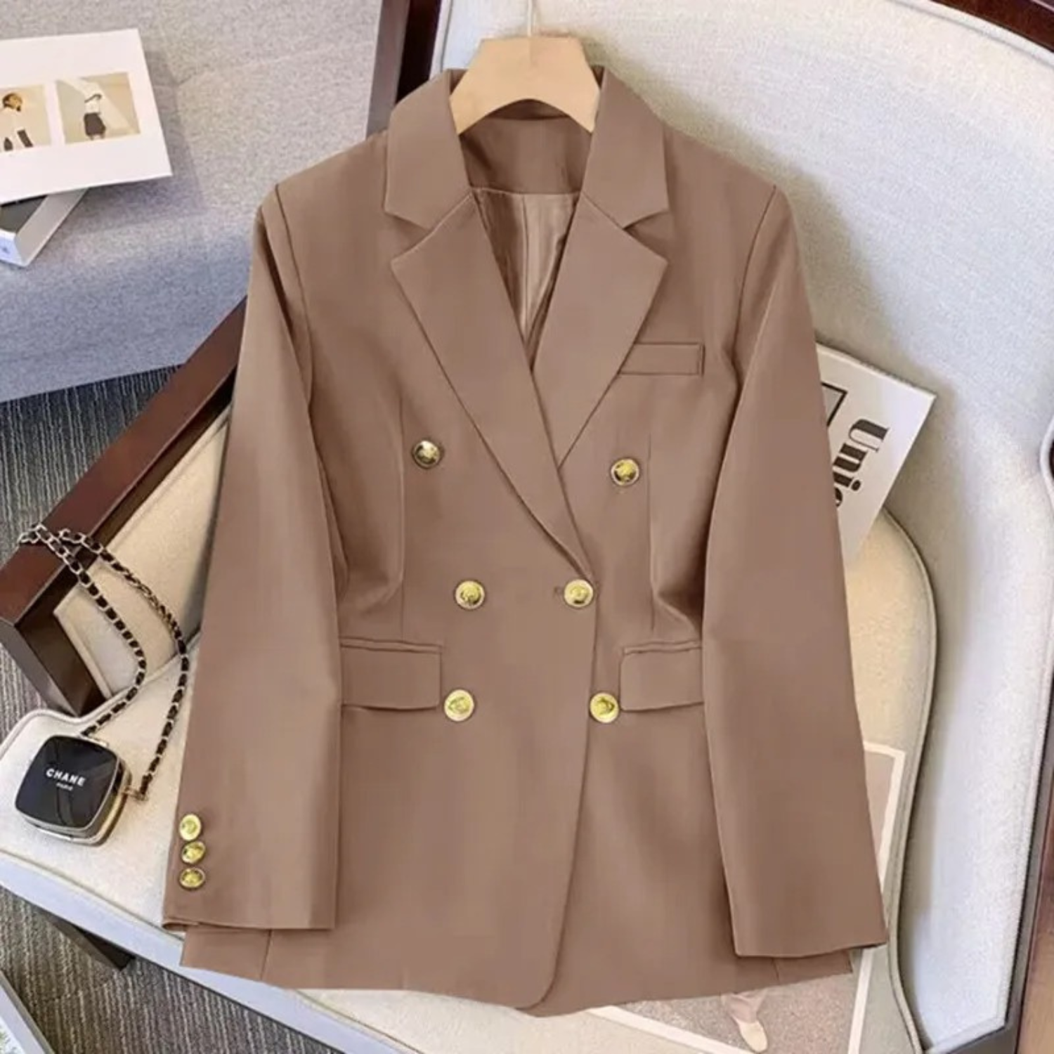 Doppelreihiger Blazer für Frauen