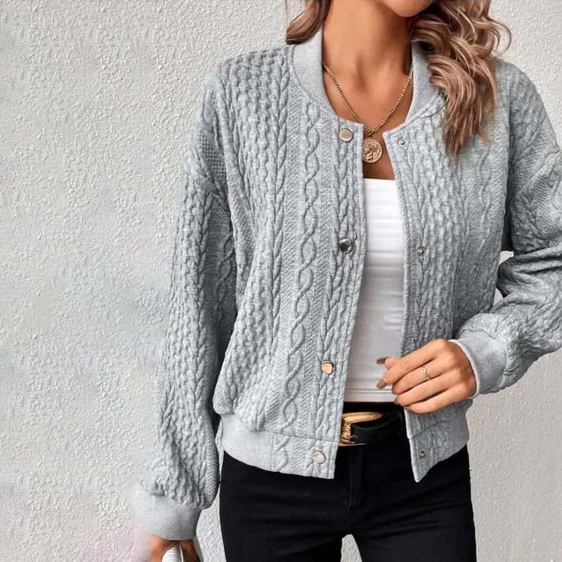 Jacqui-Lässiger Strick-Cardigan