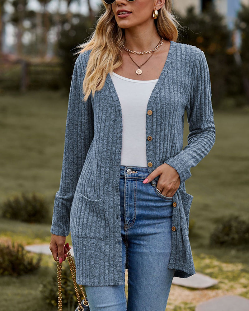 Jolene - Strickjacke mit langen Ärmeln