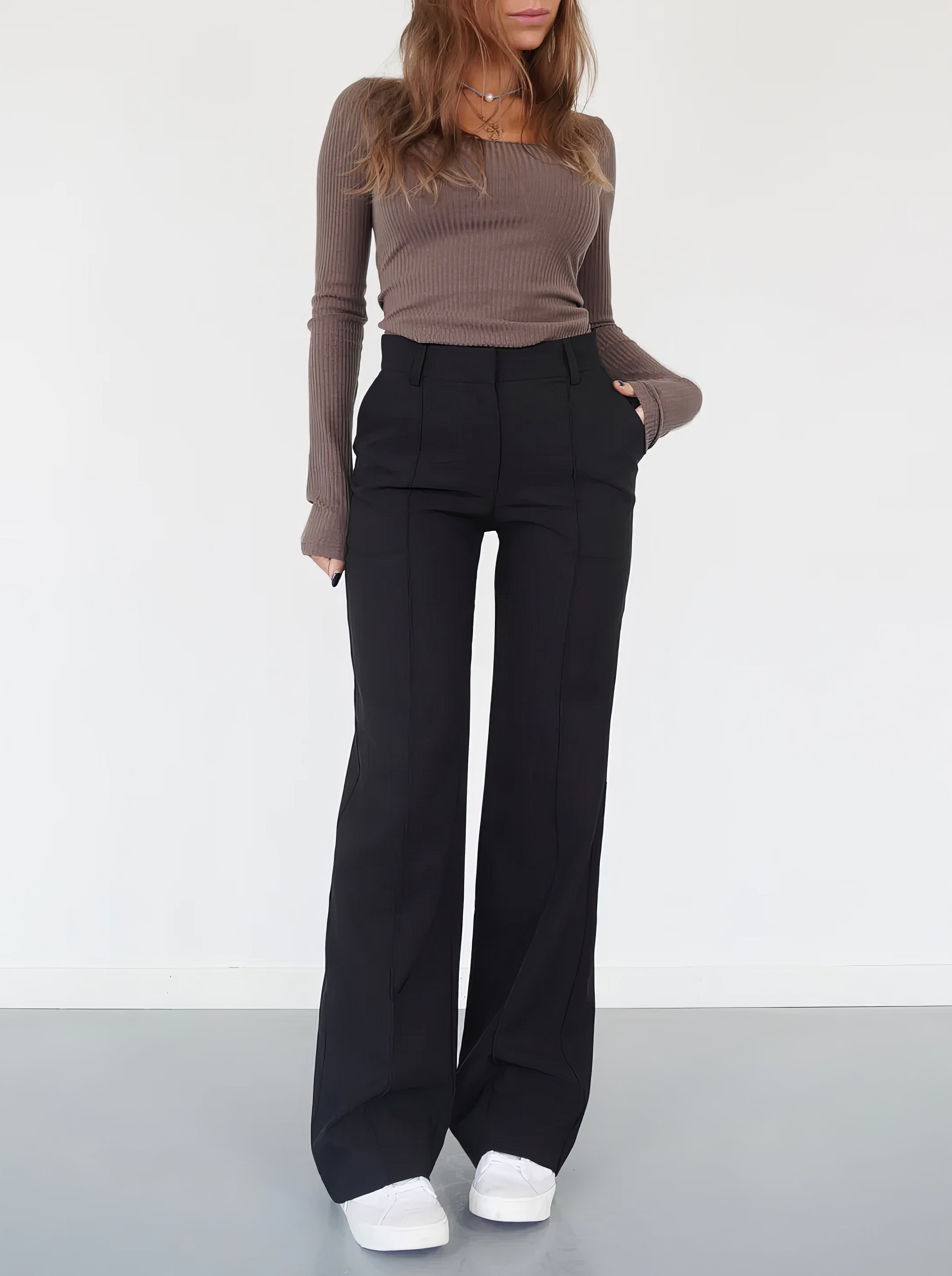Hochtaillierte Hosen für Damen