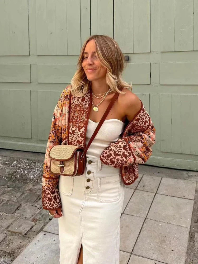 Bree - Stylischer Weicher Kariert Vintage-Wintermantel für Damen