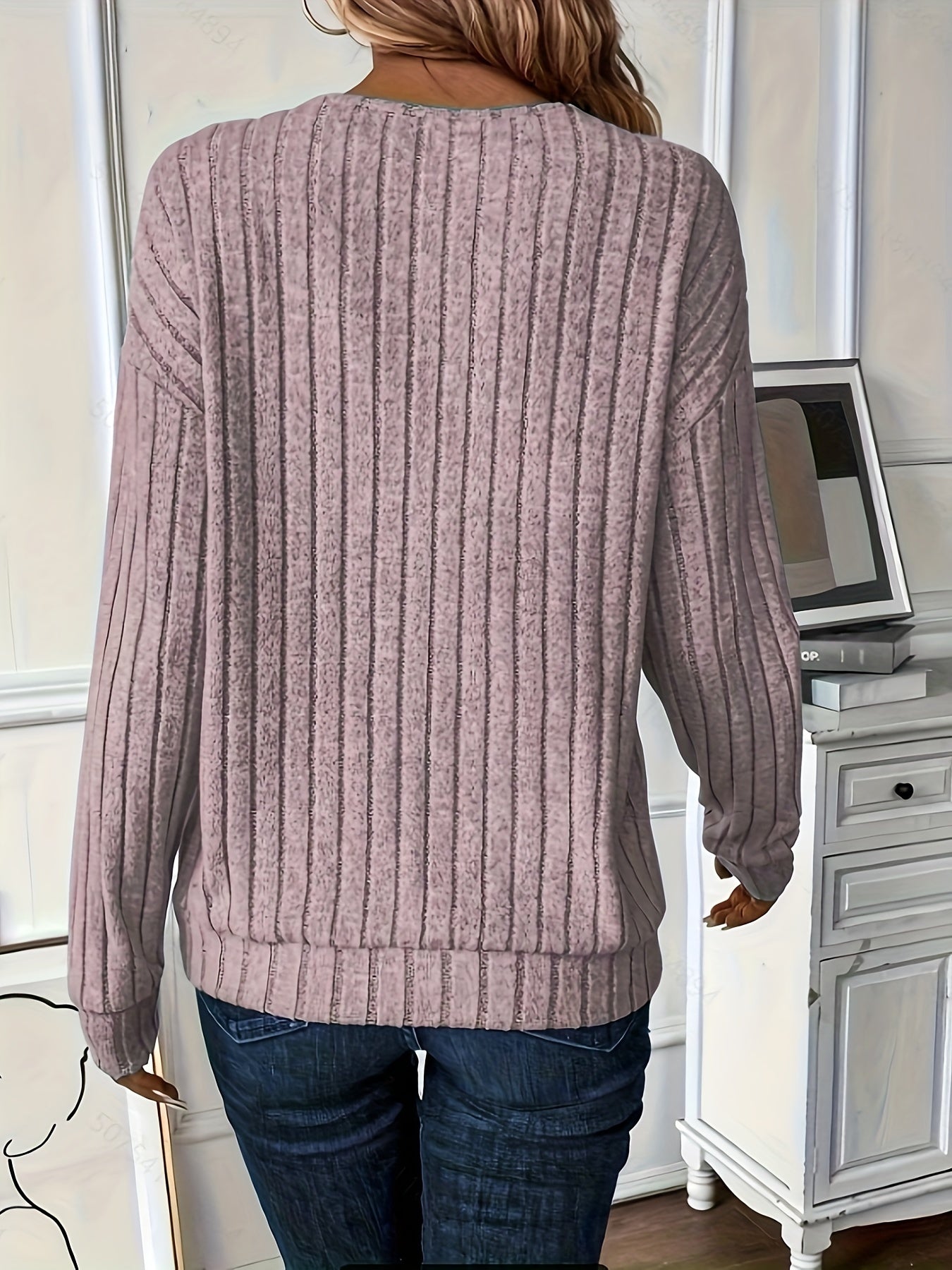 Diane – Gemütlicher und Stilvoller Lässiger Langarm-Pullover für Damen