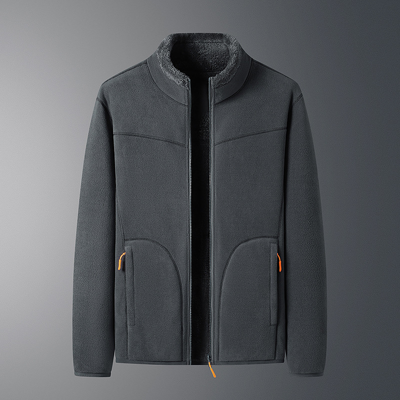 Kelsey - Kuschelige Fleece-Strickjacke mit langen Ärmeln für Herbst und Winter für Unisex