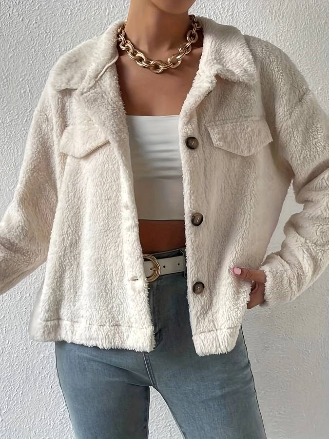 Blair - Stilvolle und Bequeme Fluffy Winterjacke für Frauen
