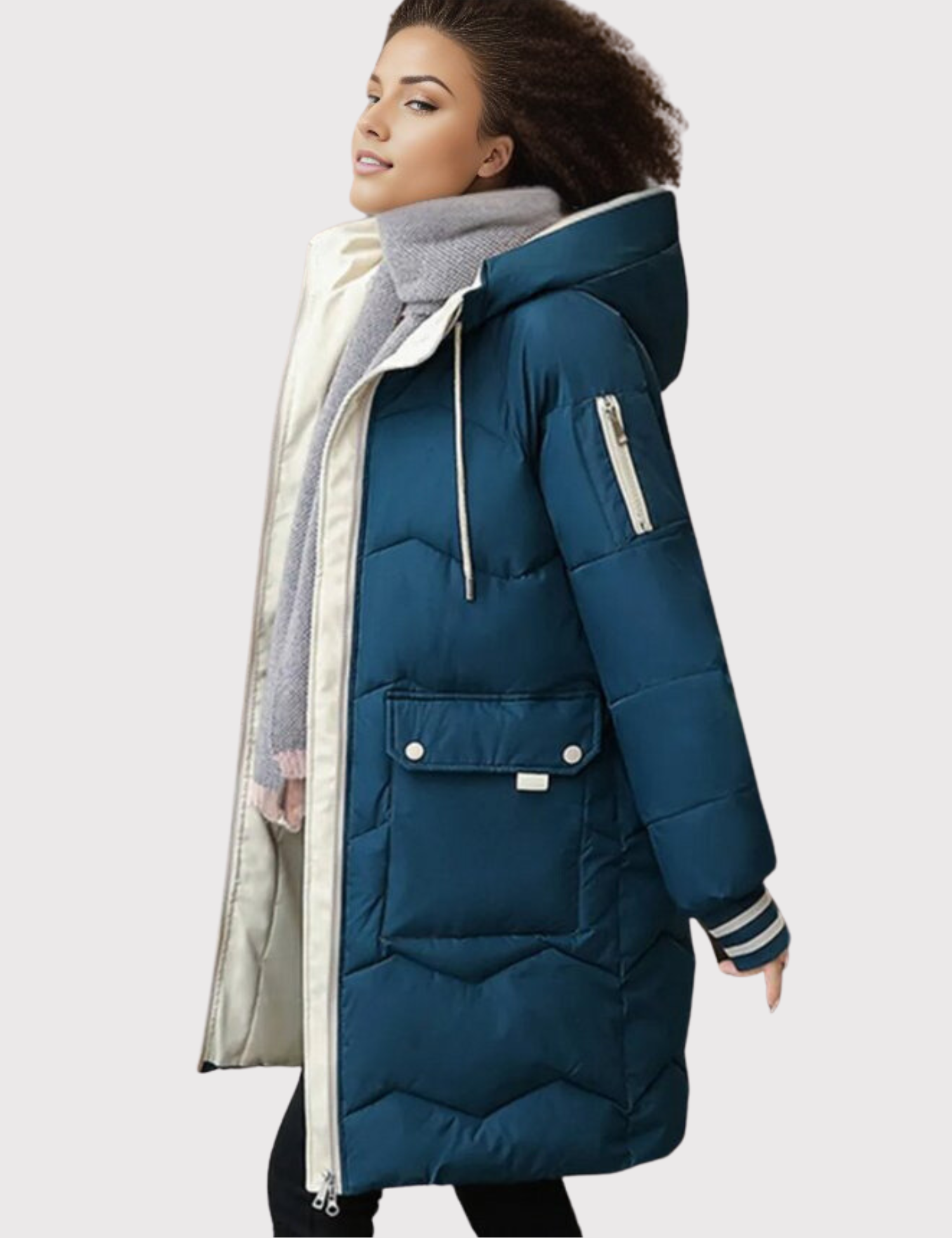 Helisent | Stilvoller lässiger Winter Daunenparka für Frauen