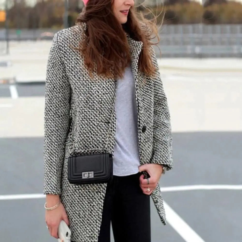 Pauline| Langer Wollmantel