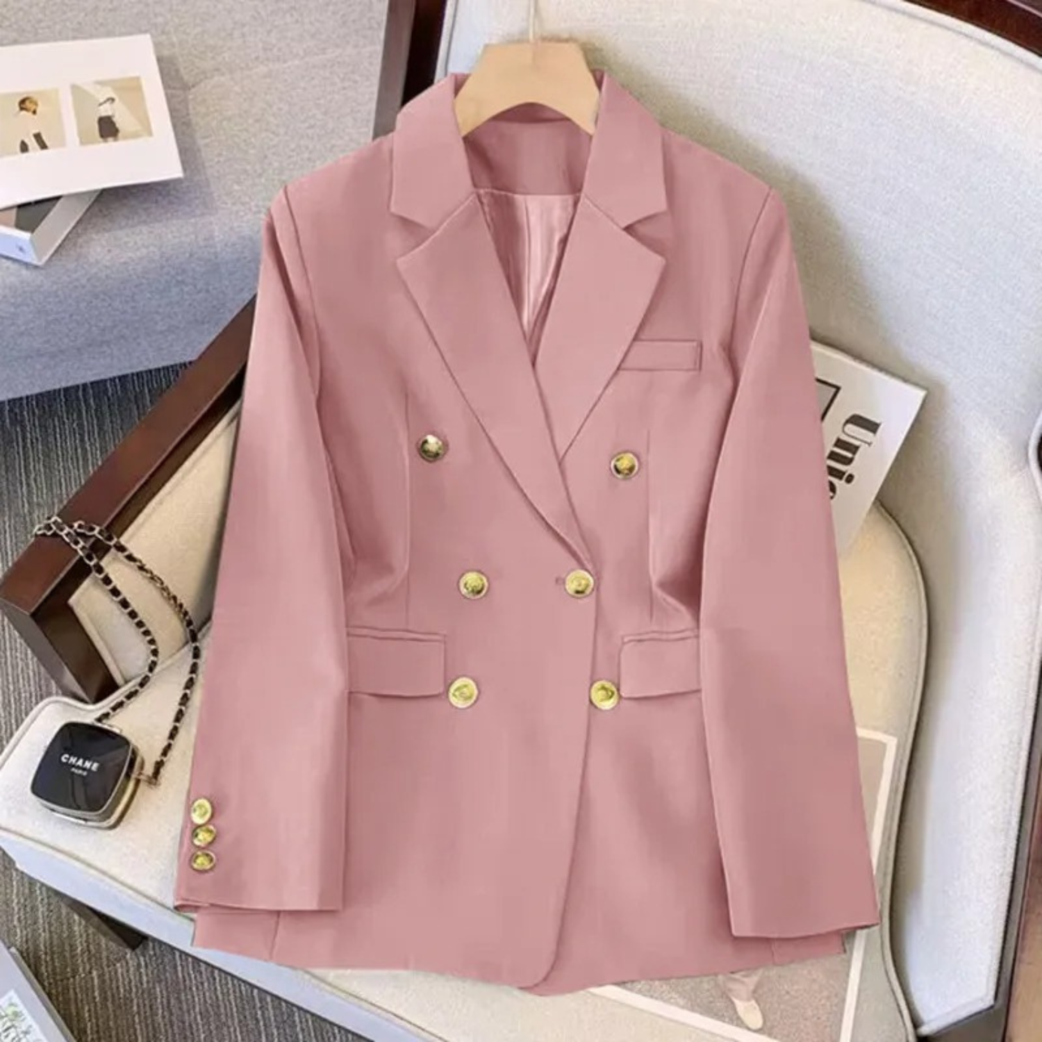 Doppelreihiger Blazer für Frauen