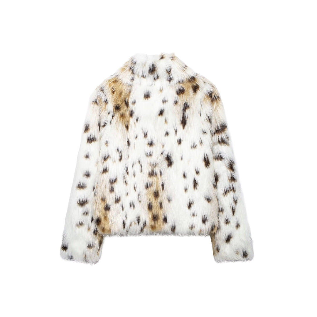 Arna | Leopardenfell-Mantel
