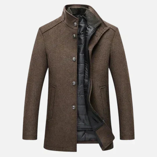 Liesel-Dicker Trenchcoat aus Wolle