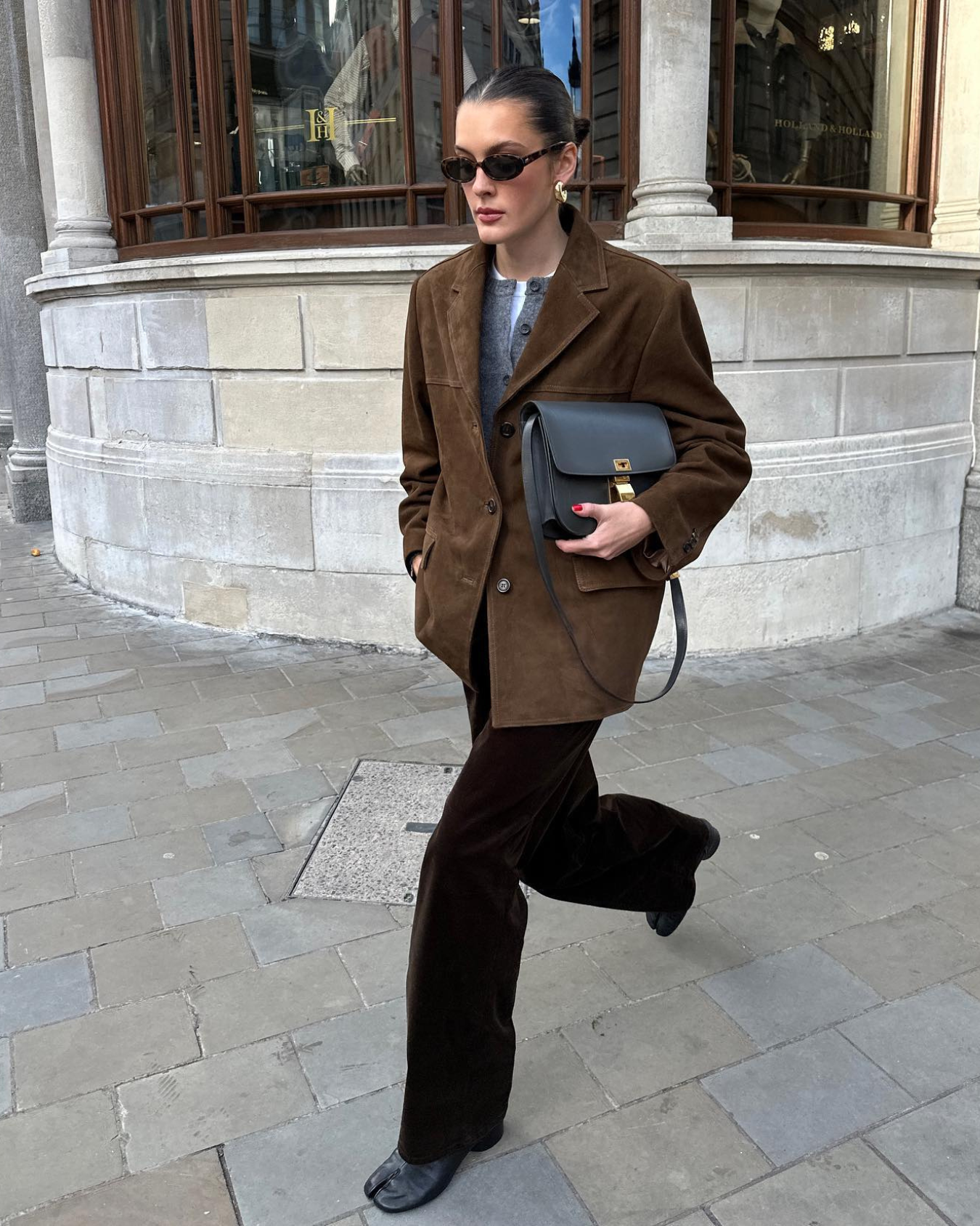 Vintage Wildlederblazer für Damen