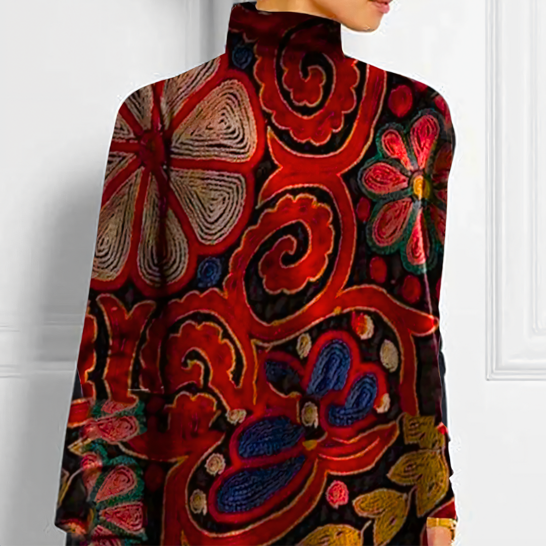 Elegante Vintage Bluse für Damen
