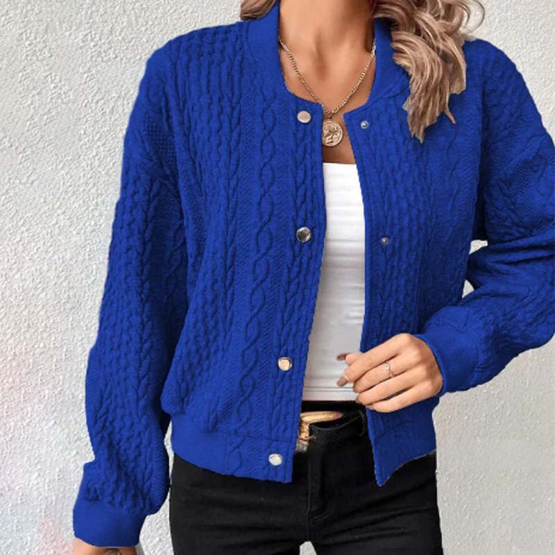 Jacqui-Lässiger Strick-Cardigan