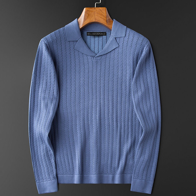 Colton - Stilvoller und Atmungsaktiver Herbst-Polo-Sweater für Herren