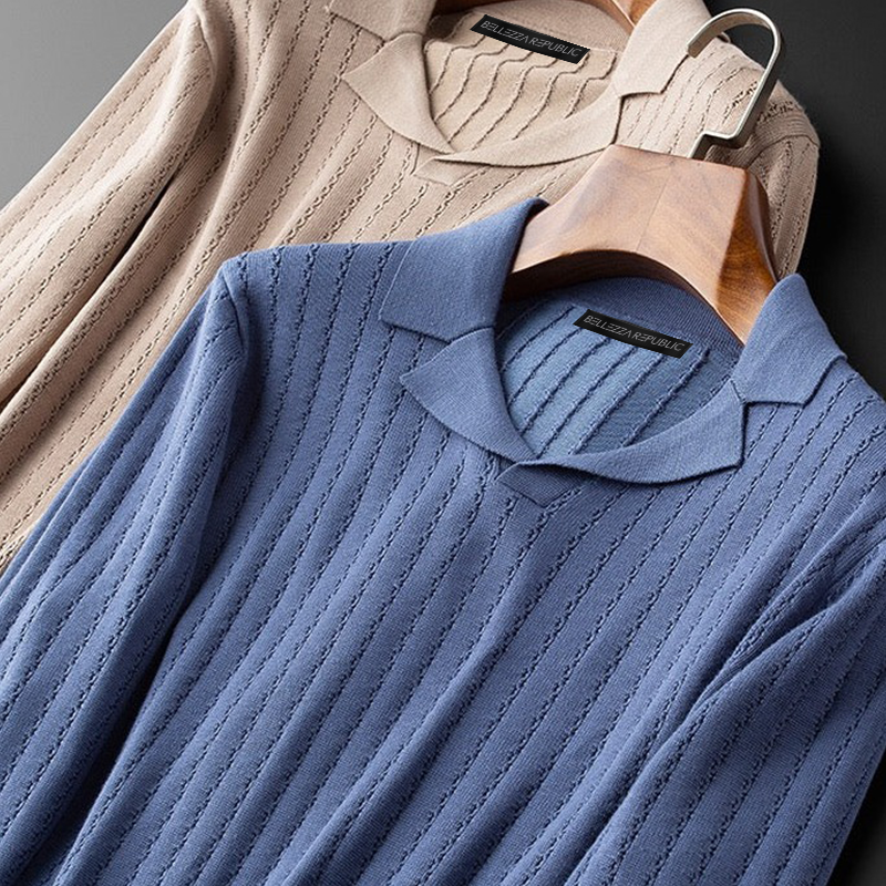 Colton - Stilvoller und Atmungsaktiver Herbst-Polo-Sweater für Herren