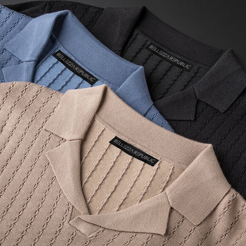 Colton - Stilvoller und Atmungsaktiver Herbst-Polo-Sweater für Herren