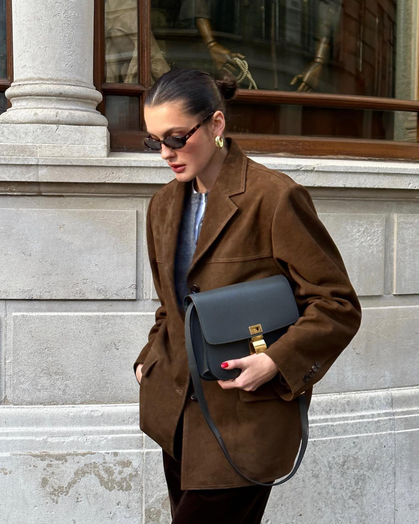 Vintage Wildlederblazer für Damen