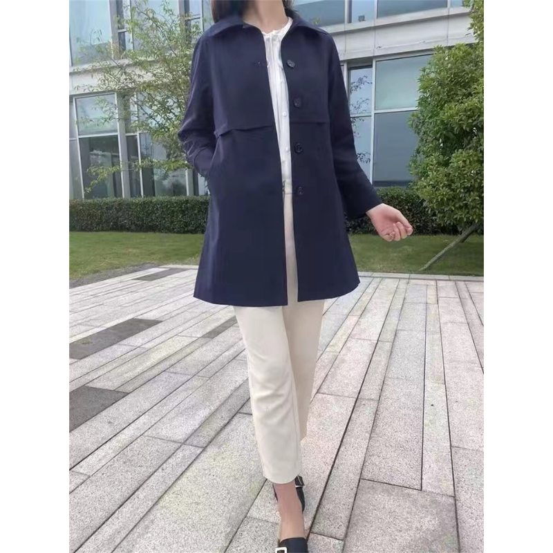 Joricel – Stilvoller Kurzer Trenchcoat mit Ein-Knopf-Verschluss für Damen