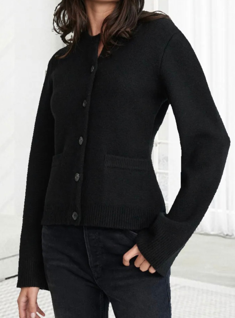 Ashley Weicher Knopf-Cardigan