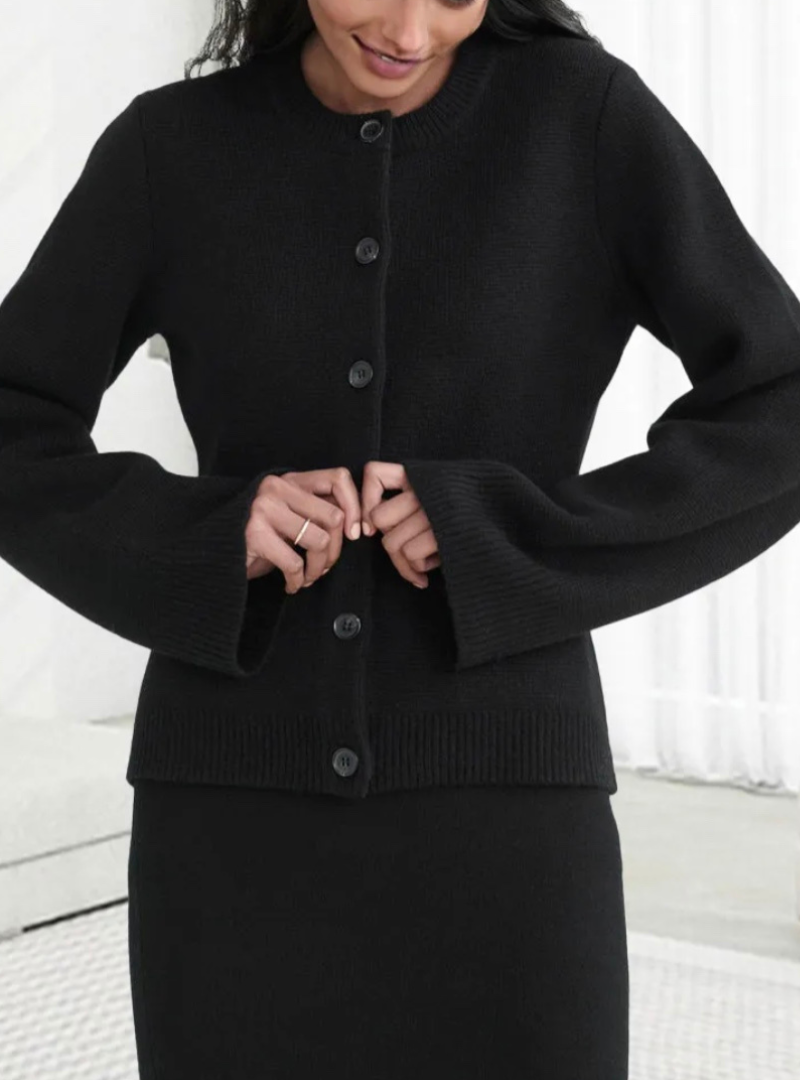 Ashley Weicher Knopf-Cardigan