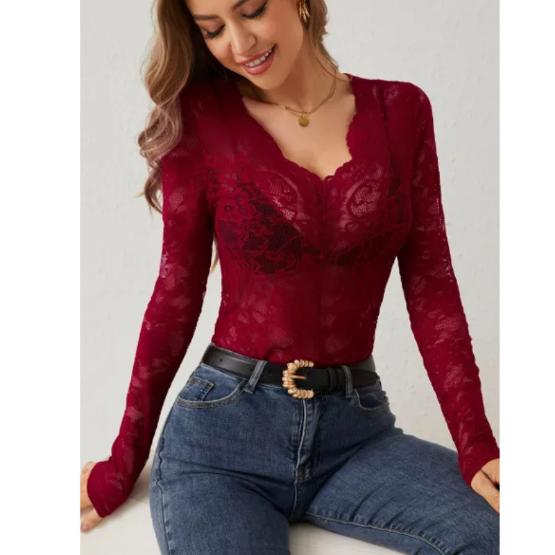 Spitzen-Top für Damen
