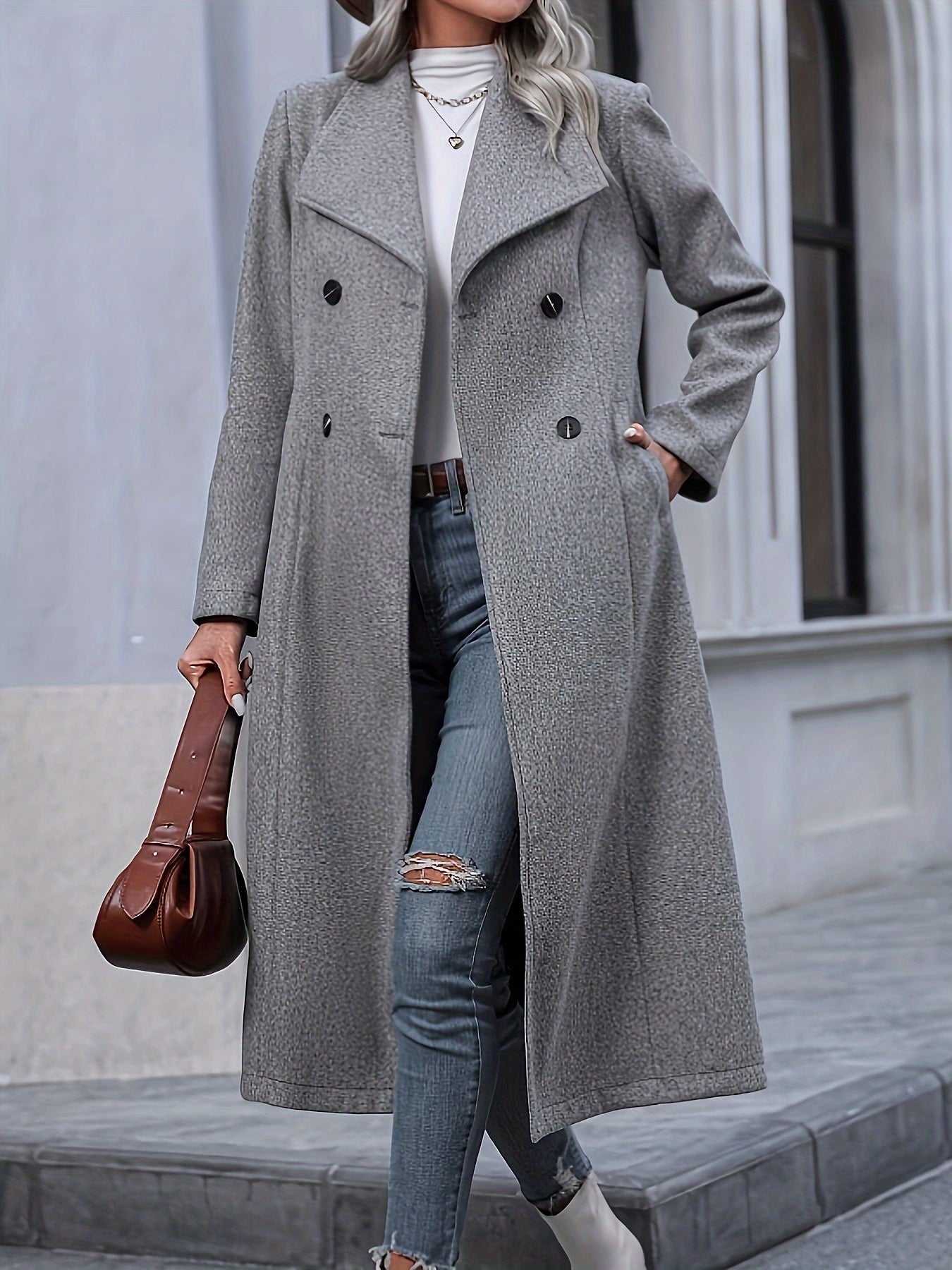 Danica – Eleganter und Klassischer Langer Wintermantel für Damen